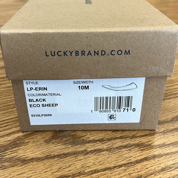 Lucky brand erin black ballet flats - Picture 2 of 7
